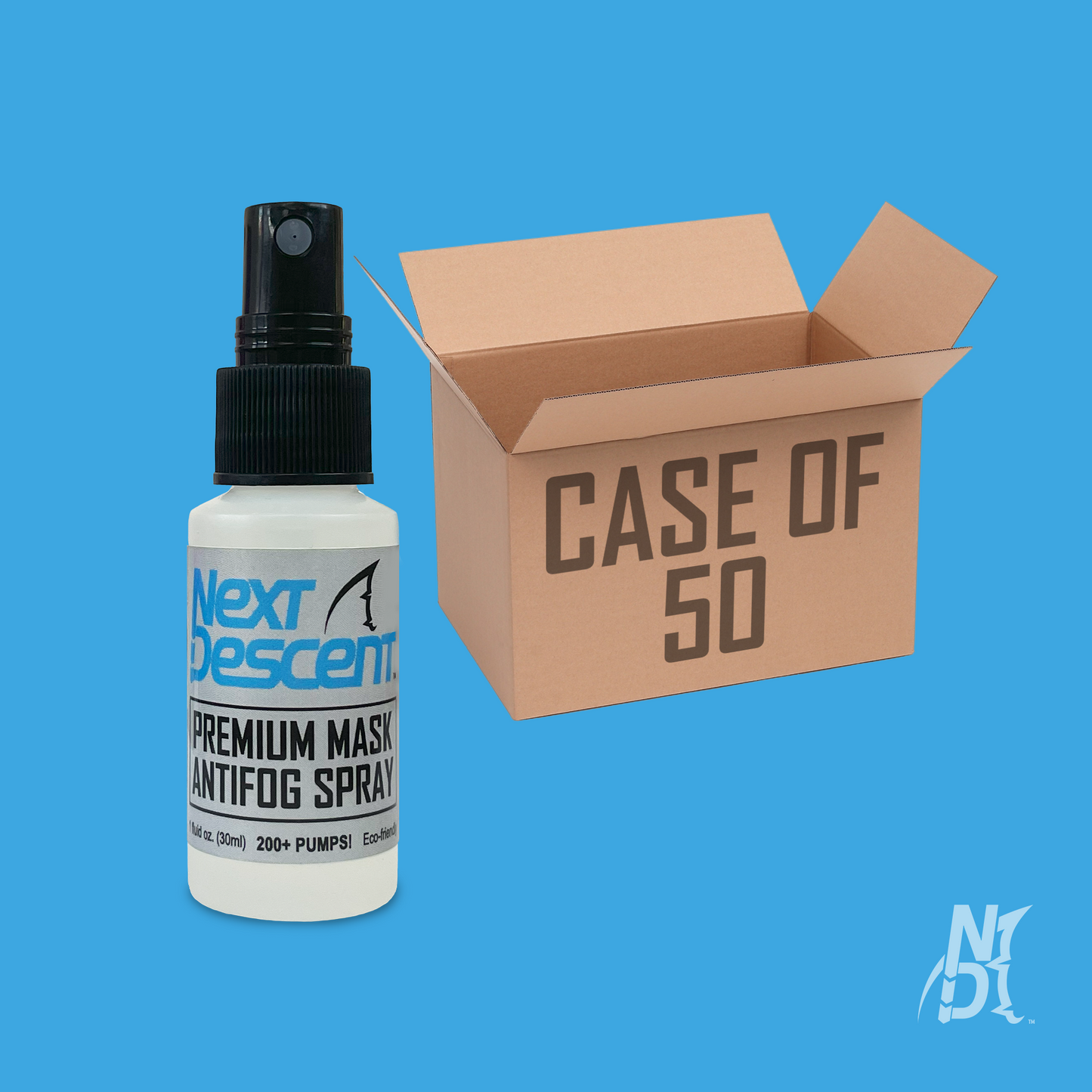 Premium Mask Antifog Spray - Case of 50
