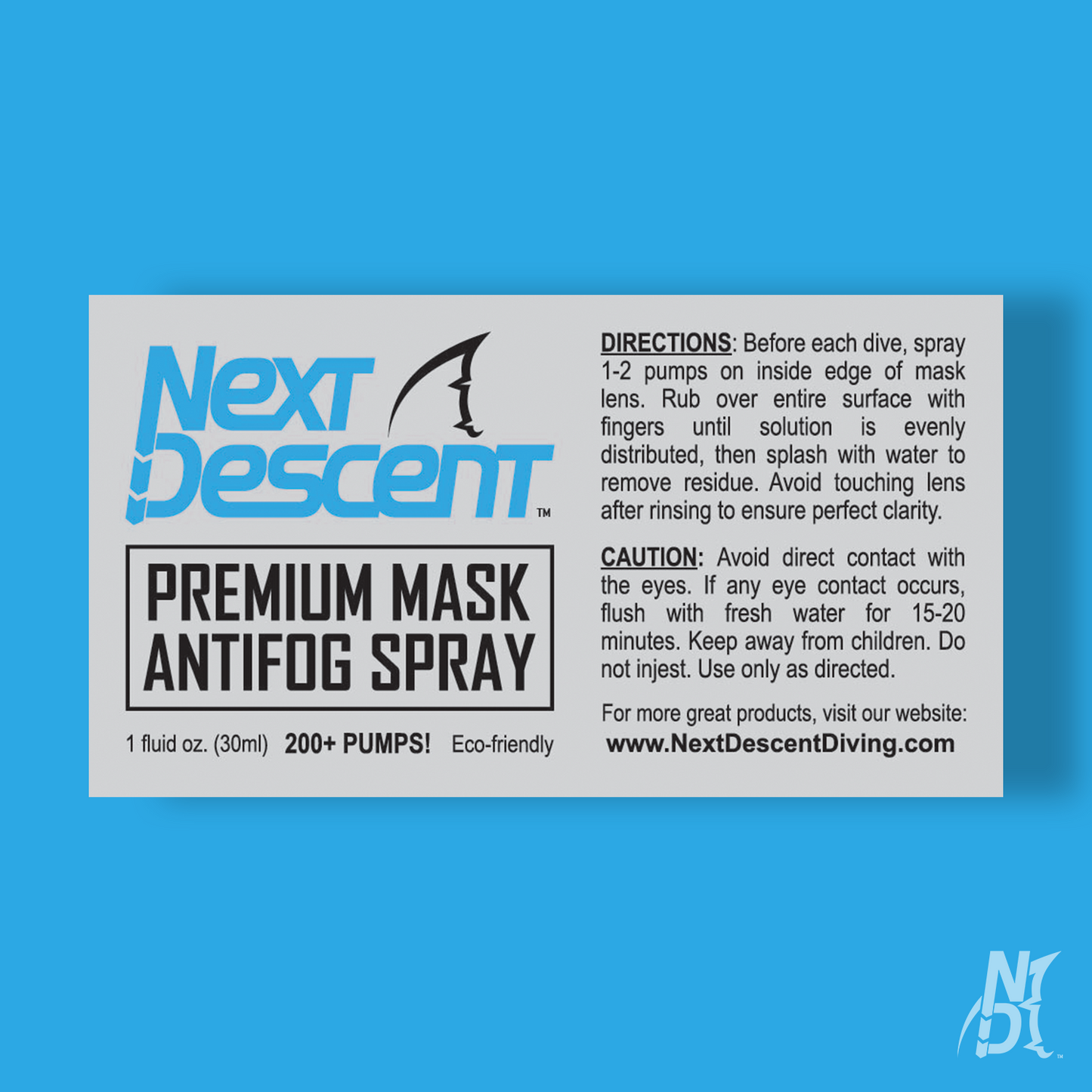 Premium Mask Antifog Spray